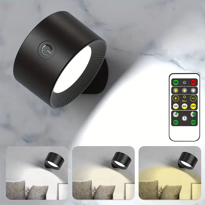 GlühendesWunder™ Lampada LED wireless 360° | Luce ambientale e controllo touch | Ricaricabile e design moderno