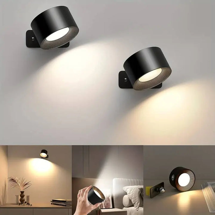 GlühendesWunder™ Lampada LED wireless 360° | Luce ambientale e controllo touch | Ricaricabile e design moderno