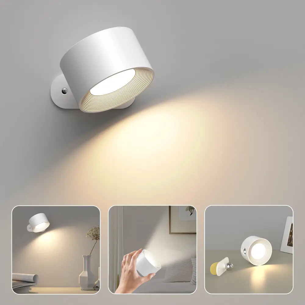 GlühendesWunder™ Lampada LED wireless 360° | Luce ambientale e controllo touch | Ricaricabile e design moderno