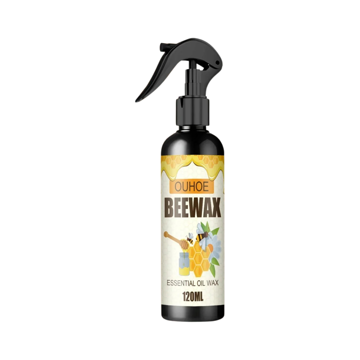 Bienenwachs-Holzpflege Spray 120 ml | Frischt Glanz auf &amp; pflegt trockenes Holz | Für Möbel, Böden &amp; Holzoberflächen