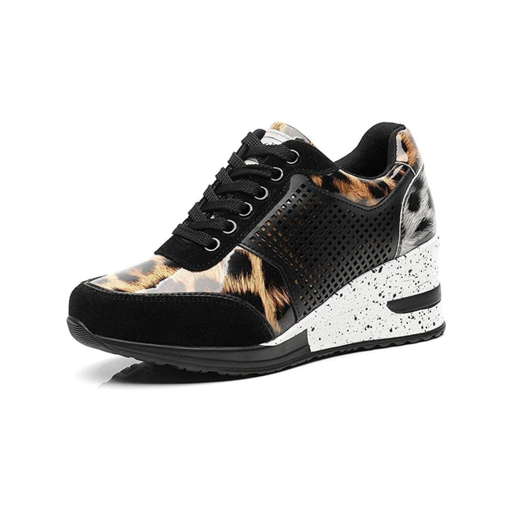 Damen-Sneaker mit Keilabsatz | Bequeme Schuhe mit erhöhtem Absatz für Alltag und Freizeit