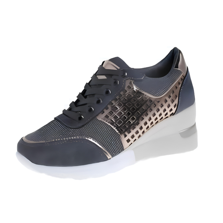 Damen-Sneaker mit Keilabsatz | Bequeme Schuhe mit erhöhtem Absatz für Alltag und Freizeit
