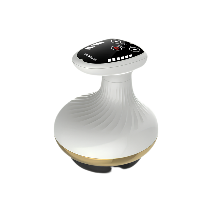 Vacuum massage device 4-in-1 with red light | Body massager for home | Stimulates circulation &amp; relaxes muscles | Anti-cellulite