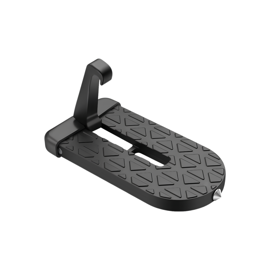 Auto-Türtritt bis 250 kg – StepMaster Pro für Dachgepäck &amp; Reinigung | Anti-Rutsch, faltbar | passt an U-Türschloss, mit Glasbrecher