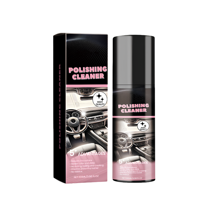 Auto Innenraum-Politur 3-in-1 100 ml | Reinigt &amp; schützt Kunststoff, Leder und Vinyl | Glanz-Finish in 3 Minuten