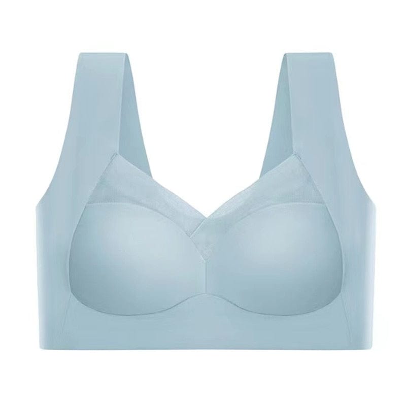 Damen Push-up BH ohne Bügel | Atmungsiver Komfort-BH mit breitem Rückenband | Formender Halt &amp; glatte Silhouette | S–5XL