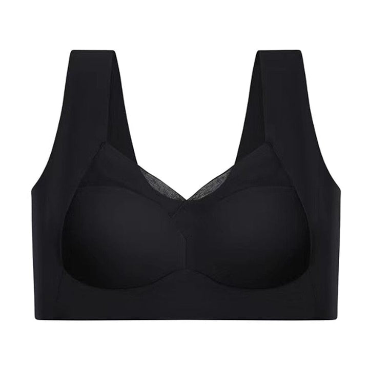 Damen Push-up BH ohne Bügel | Atmungsiver Komfort-BH mit breitem Rückenband | Formender Halt &amp; glatte Silhouette | S–5XL