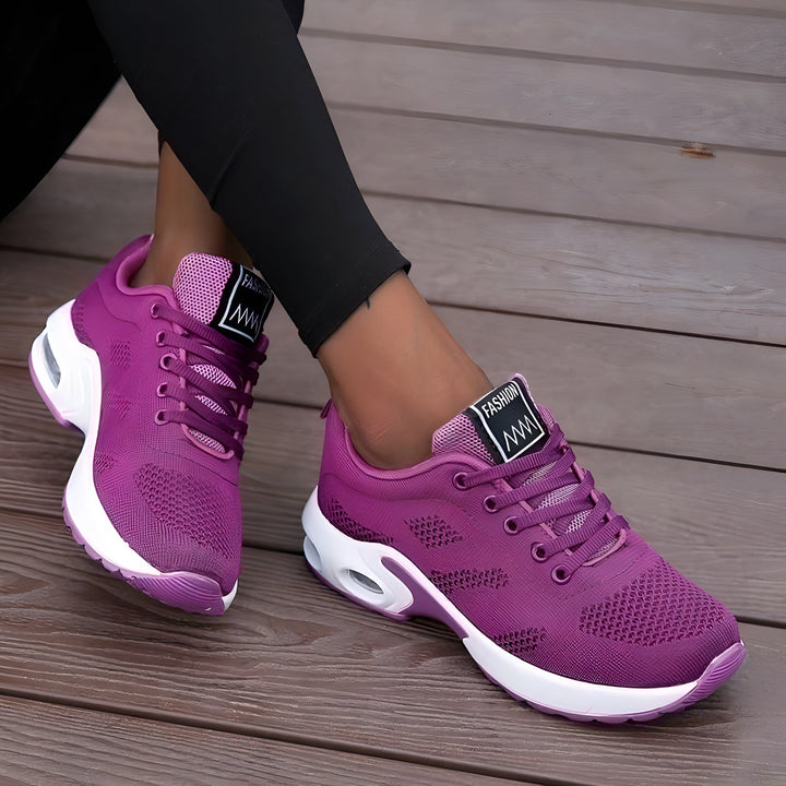 Damen Komfort-Sneaker mit Unterstützendem Fußbett | Leichte Freizeitschuhe für Alltag &amp; Bewegung | Atmungsaktiv &amp; Bequem