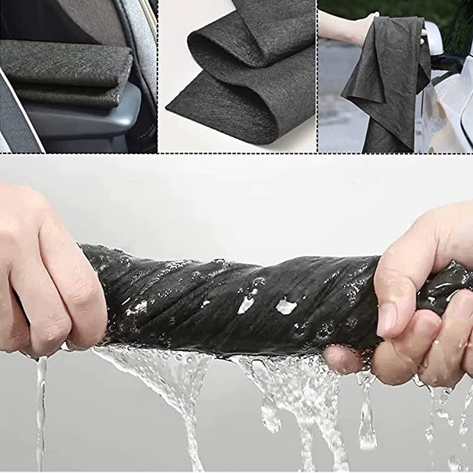 Panno magico per pulizia 30×30 cm in nylon | Senza striature e pelucchi, senza chimici | Assorbente, lavabile e riutilizzabile