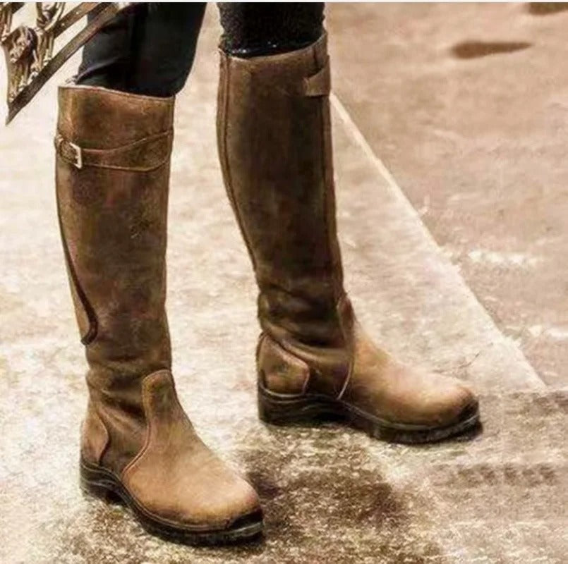 AquaWarmStep™ Wasserdichte Damenstiefel | Rutschfest, Warm &amp; Bequem | Wetterfester Winterkomfort