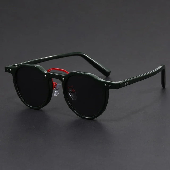 Retro Sonnenbrille mit markantem Rahmen | UV-Schutz für Alltag &amp; Urlaub | Leicht &amp; bequem, unisex | Vintage-Look für jedes Outfit