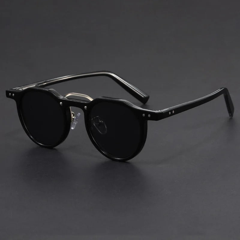 Retro Sonnenbrille mit markantem Rahmen | UV-Schutz für Alltag &amp; Urlaub | Leicht &amp; bequem, unisex | Vintage-Look für jedes Outfit