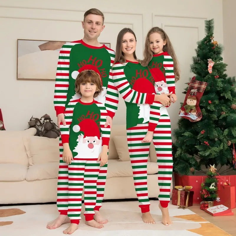 Weihnachtspyjama für die ganze Familie | Weiche, warme Schlafanzüge im Partnerlook für Weihnachtsmorgen und Familienfotos