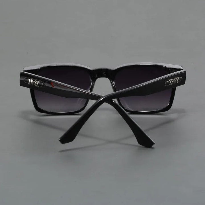 Retro Sonnenbrille Unisex | Eckige Vintage-Sonnenbrille mit UV-Schutz für Damen und Herren