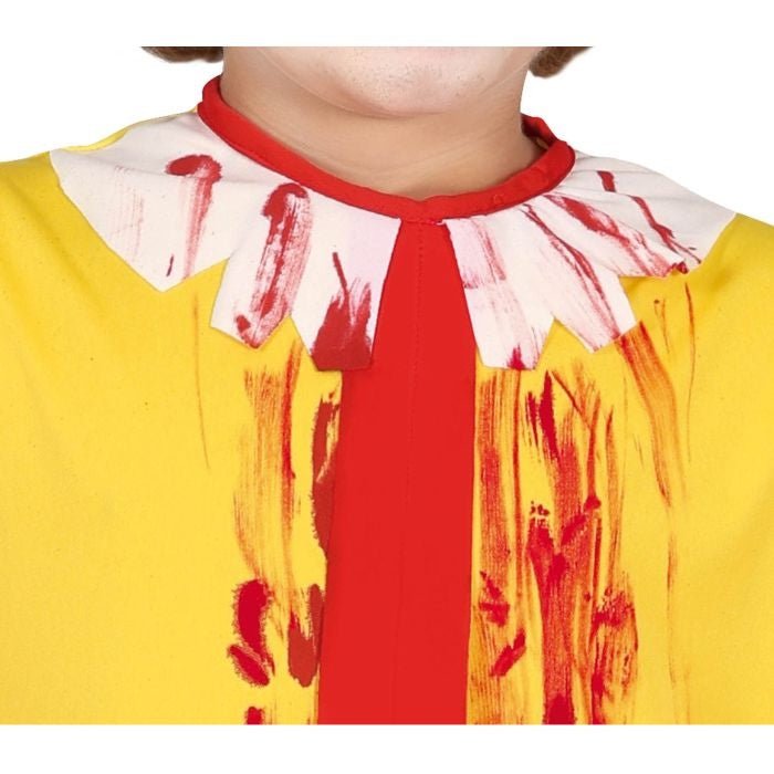 Jungen Halloween Kostüm Killer | Jumpsuit mit Krawatte für Halloween, Horrorparty, Karneval und gruselige Mottopartys