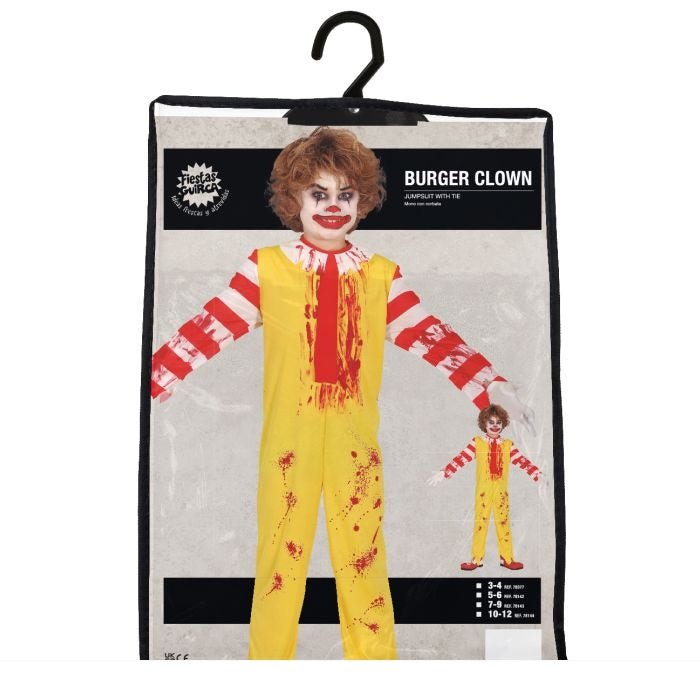Jungen Halloween Kostüm Killer | Jumpsuit mit Krawatte für Halloween, Horrorparty, Karneval und gruselige Mottopartys