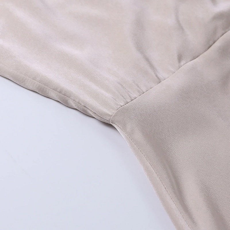 Robe longue élégante pour femmes | Décolleté en V, coupe ajustée | Fente à la cuisse, stylée pour le soir et les occasions spéciales