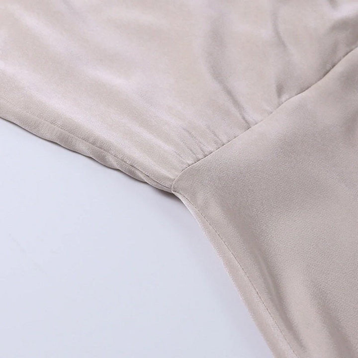 Robe longue élégante pour femmes | Décolleté en V, coupe ajustée | Fente à la cuisse, stylée pour le soir et les occasions spéciales