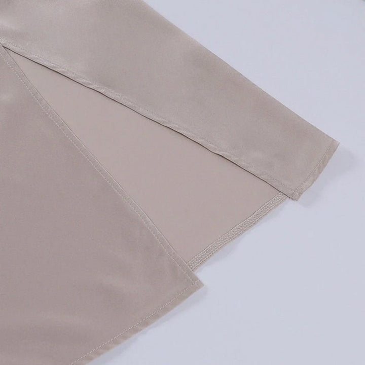 Robe longue élégante pour femmes | Décolleté en V, coupe ajustée | Fente à la cuisse, stylée pour le soir et les occasions spéciales