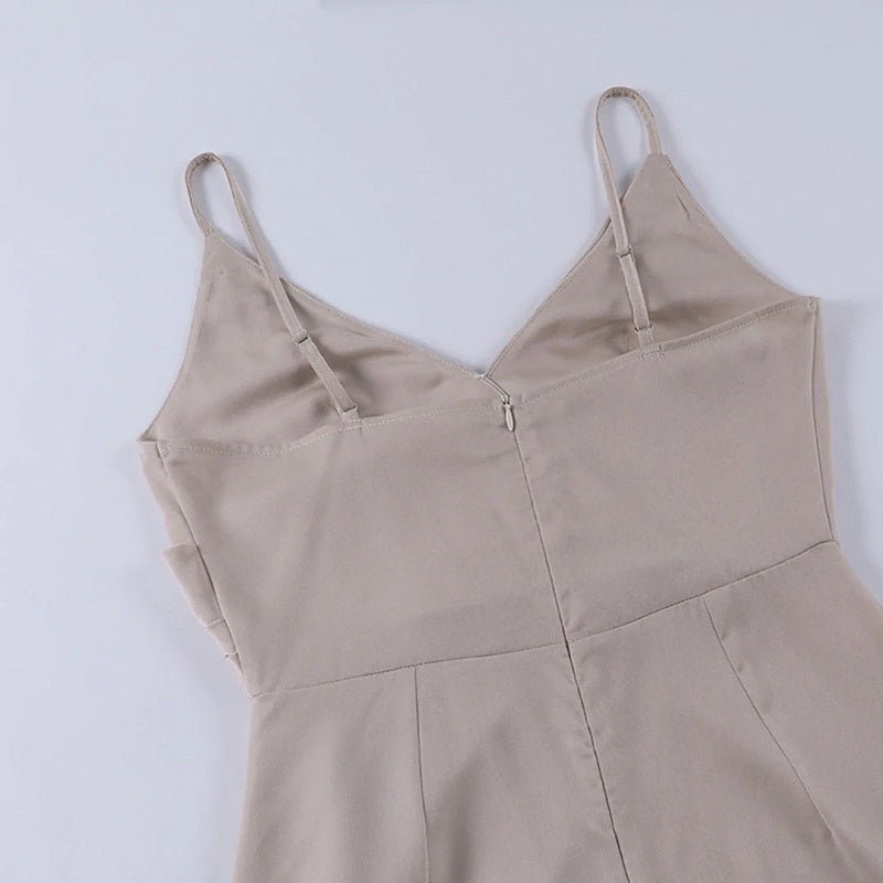Robe longue élégante pour femmes | Décolleté en V, coupe ajustée | Fente à la cuisse, stylée pour le soir et les occasions spéciales