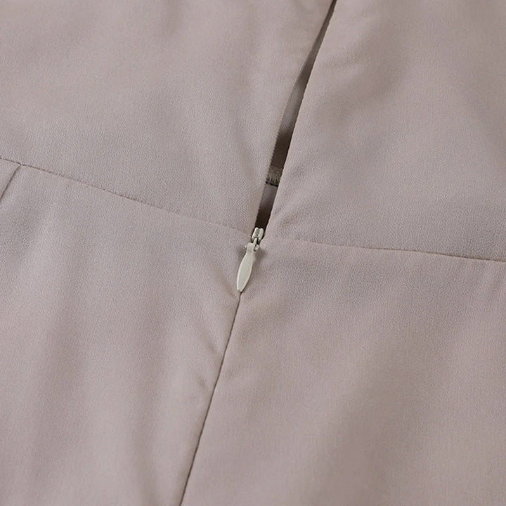 Robe longue élégante pour femmes | Décolleté en V, coupe ajustée | Fente à la cuisse, stylée pour le soir et les occasions spéciales