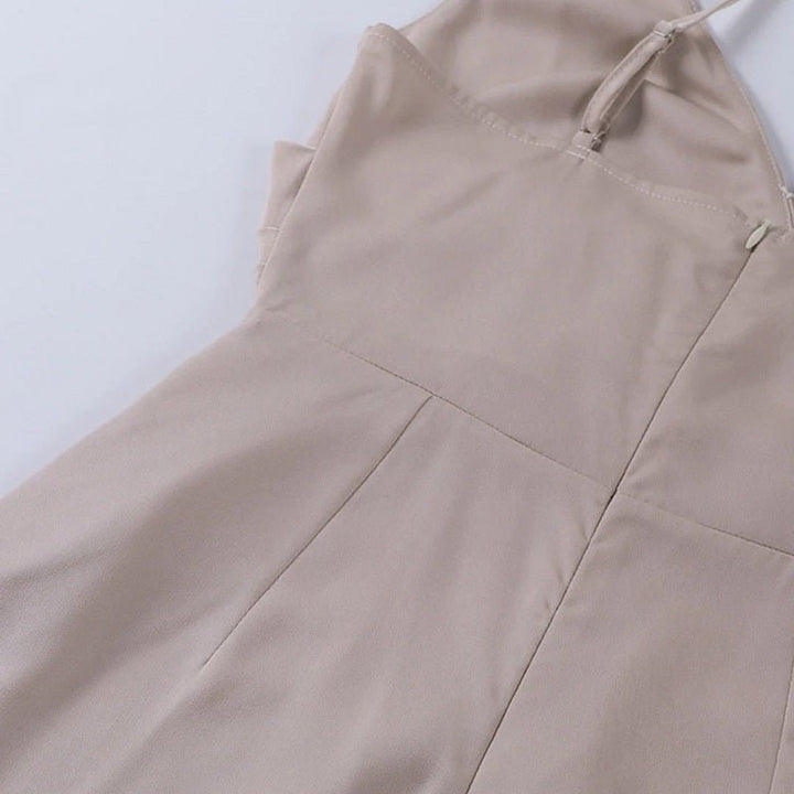 Robe longue élégante pour femmes | Décolleté en V, coupe ajustée | Fente à la cuisse, stylée pour le soir et les occasions spéciales