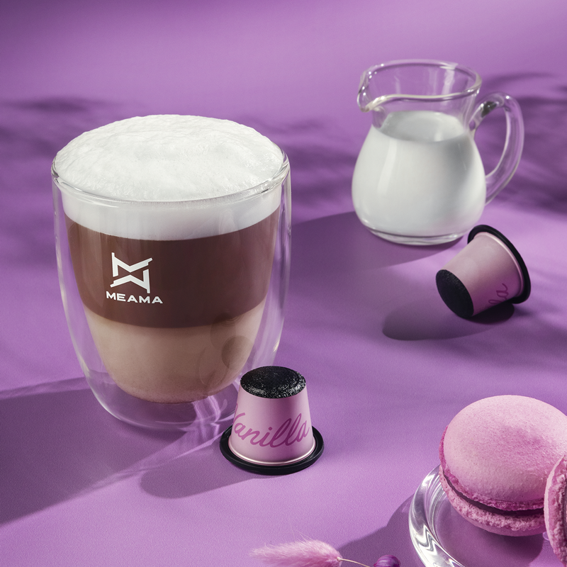 Elektrischer Milchaufschäumer | Für warmen und kalten Milchschaum bei Cappuccino und Latte Macchiato