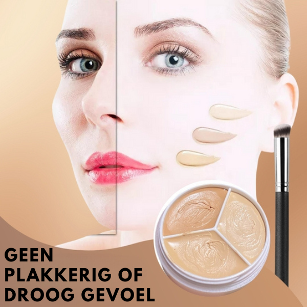 Mila - Dreifarbiges Concealer-Palette