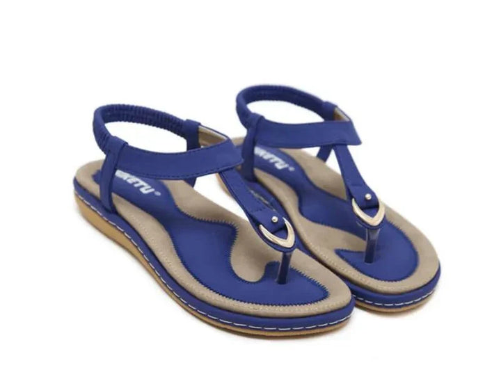 Damen Flache Sandalen | Sommerlich &amp; Bequem | Lässig &amp; Vielseitig