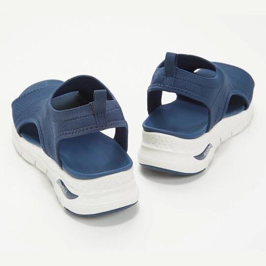 Orthopädische Damen Sandalen mit Memory-Foam | 3 cm Absatz, rutschfest | Weiches Fußbett, bequem für Alltag &amp; Urlaub