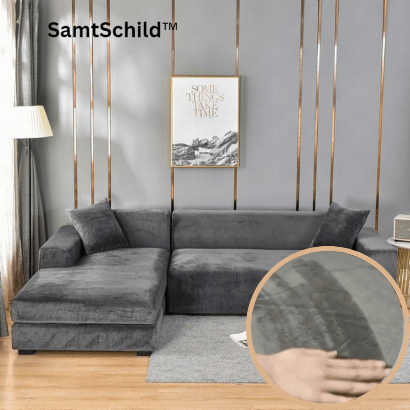 Copertura divano elastica in velluto SamtSchild™