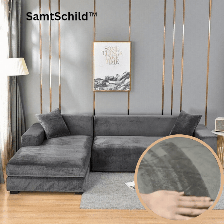 Copertura divano elastica in velluto SamtSchild™