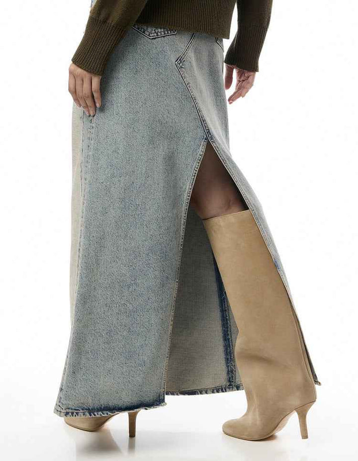 Damen Overknee Stiefel mit Absatz | Elegante hohe Stiefel mit figurbetontem Schaft für Abend-, City- und Freizeitlooks