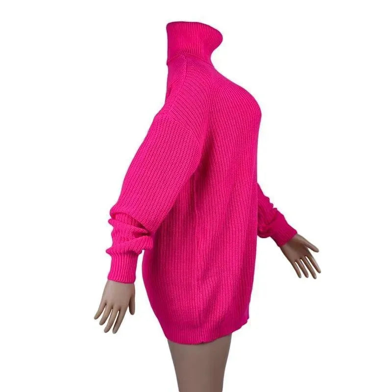Damen Rollkragenpullover Winter | Warmer klassischer Pullover mit engem Rollkragen für Layering, Alltag und gemütliche Winterlooks