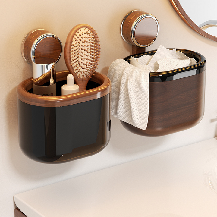 Badezimmer Organizer mit Saugnapf | Werkzeugfreie Wandablage ohne Bohren | Duschregal für Bad &amp; Küche