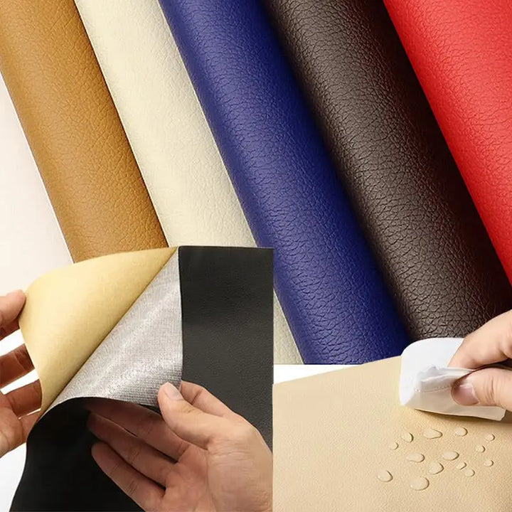 Leder Reparatur Patch selbstklebend | Sofortige Ledererneuerung für Sofa, Auto &amp; Taschen | Wasserfest &amp; langlebig