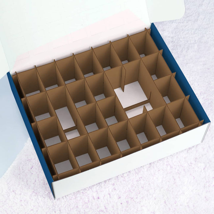 Dinosaurier Adventskalender | Personalisierter Weihnachtskalender mit Name, Wunschtext und 24 Fächern zum Selbstbefüllen für Kinder