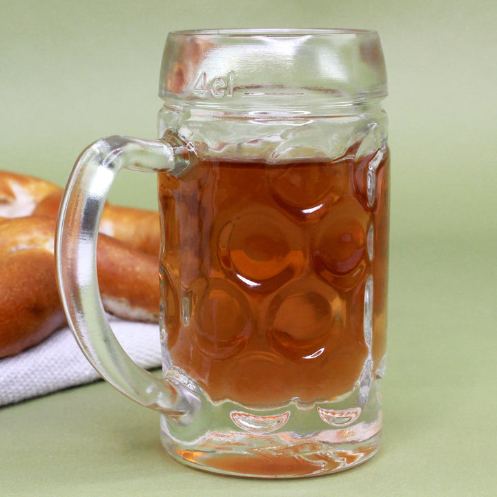Bierseidel mit Gravur | Personalisierter Bierkrug mit Name in 1 l, 0,5 l oder 4 cl als Geschenk für Bierkenner