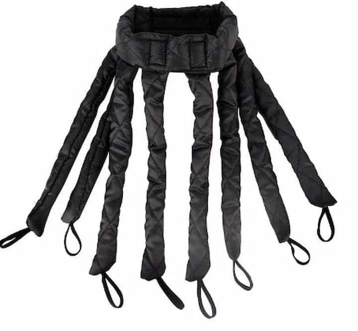 Hitzefreies Lockenband aus Satin &amp; Baumwolle – LuxeCurlPro für Locken über Nacht | Schonend, bequem | Für kurz bis langes Haar