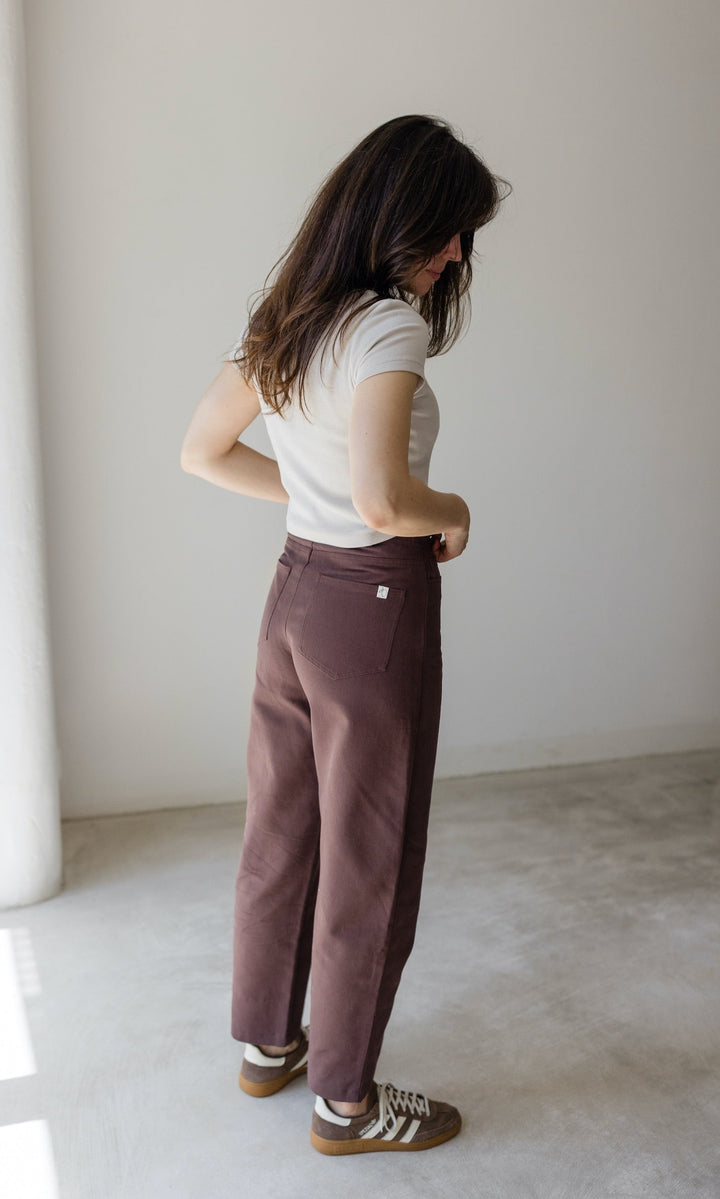Barrel Hose | Damenhose aus Baumwolle mit lässiger Silhouette