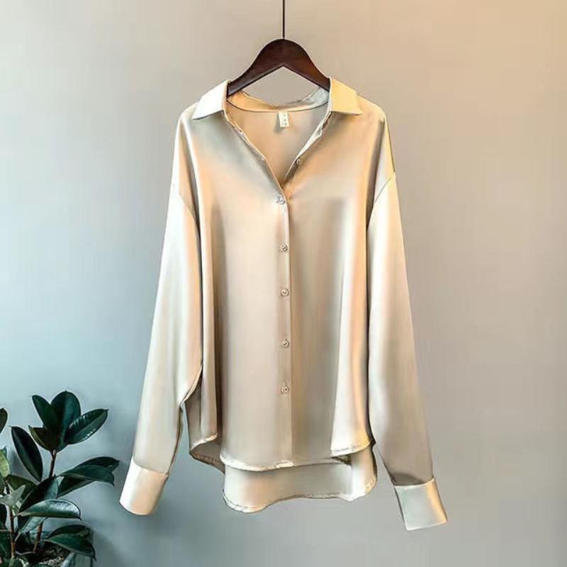 Janette | Chemisier élégant effet satin pour femme
