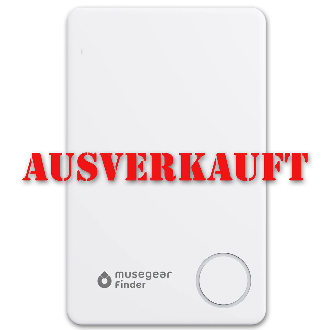 Bluetooth Schlüsselfinder mit App | musegear finder mit akustischem Signal, Standortanzeige und Handyortung | Ohne Abonnement