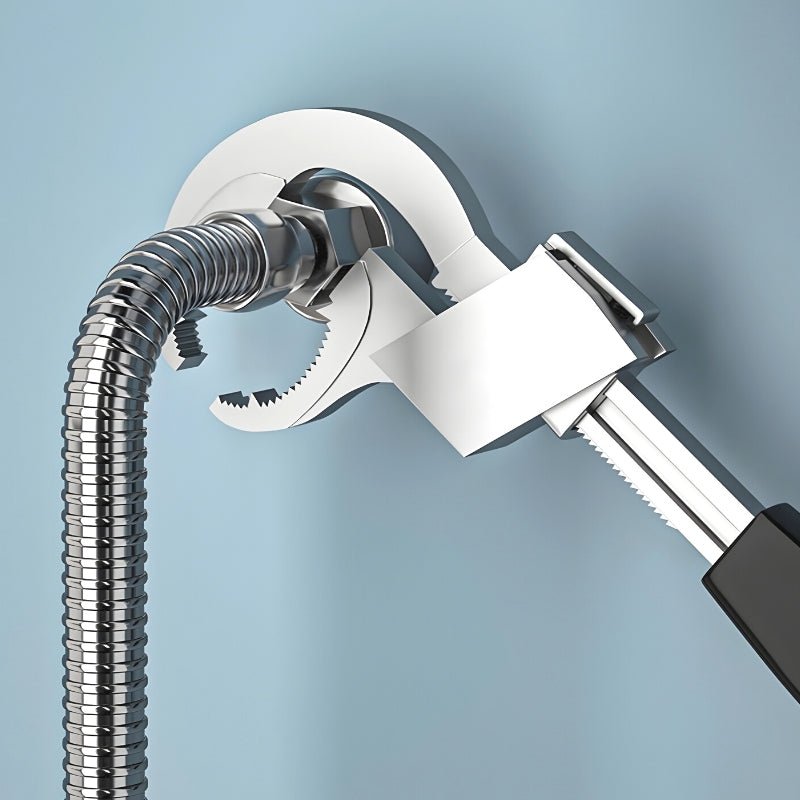 Rohrzange für Sanitärarbeiten mit ergonomischem Griff | Werkzeug für enge Stellen und präzise Montage