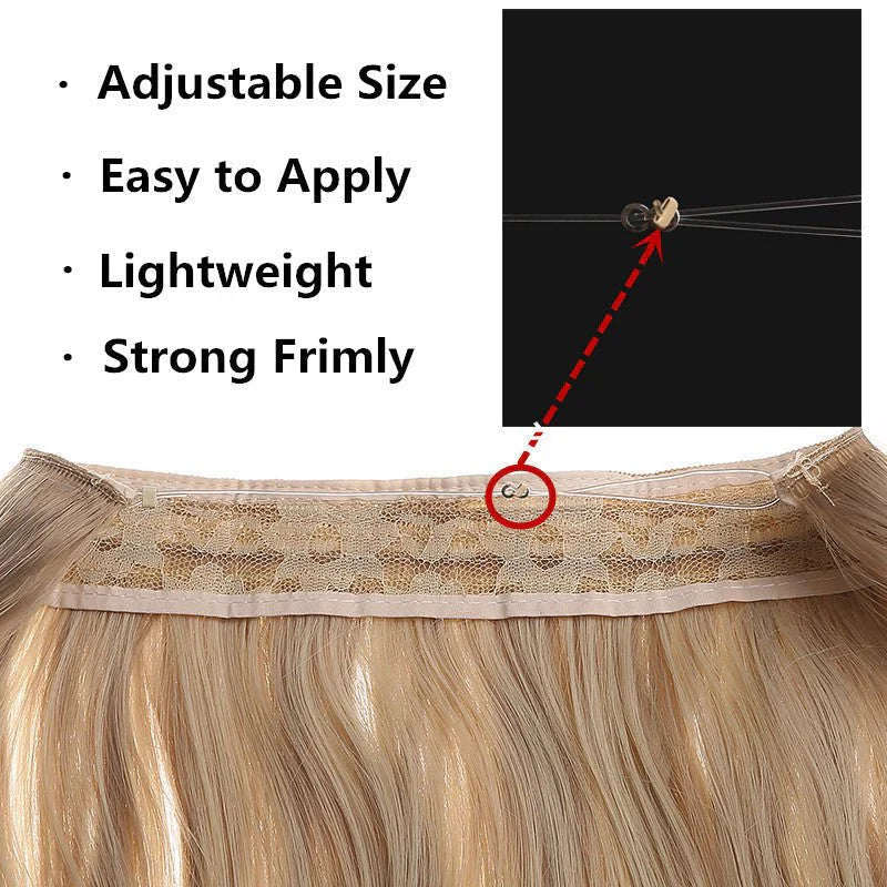 SeidigeSträhnen™ Natürliche Glam Transformation Haarverlängerungen
