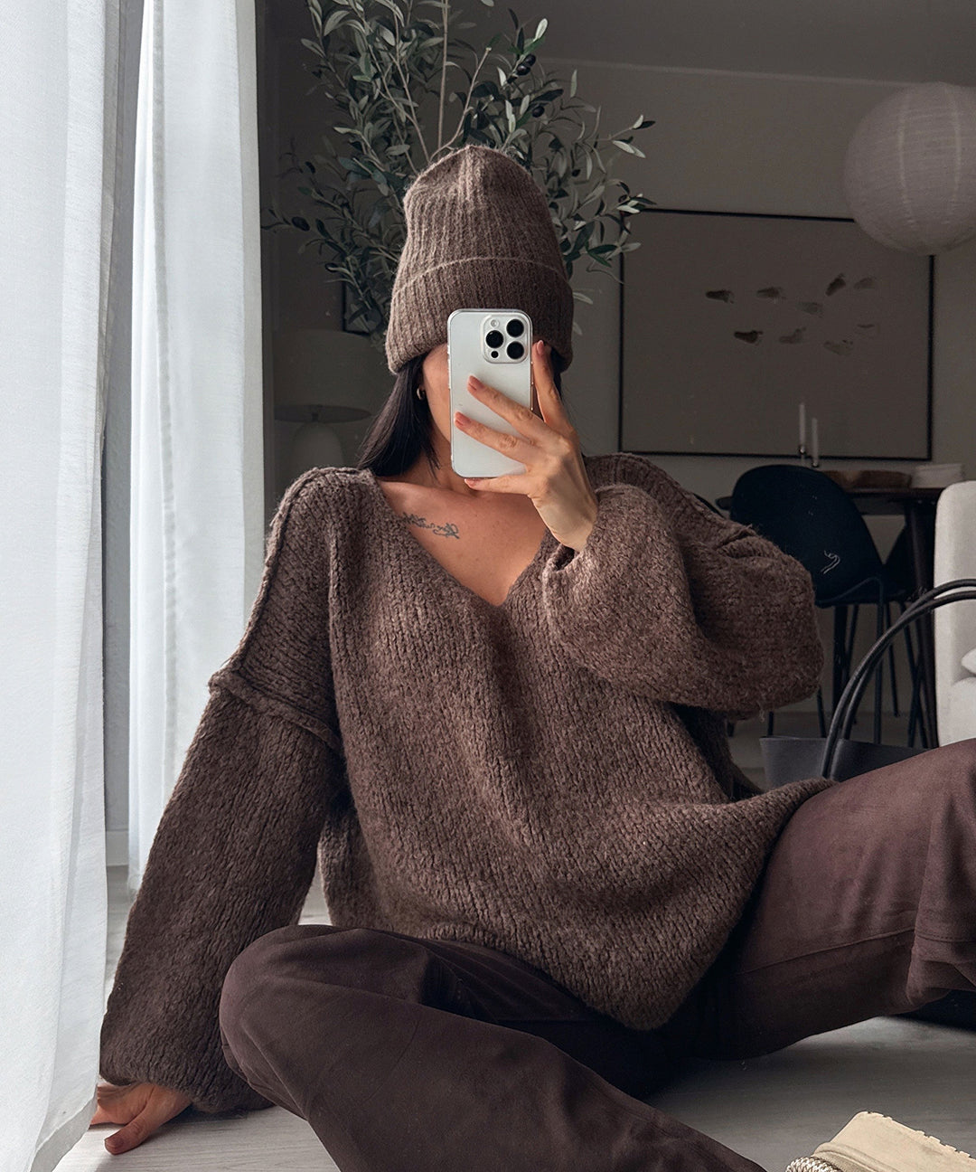 Damen Mütze | Weiche Strickmütze für Herbst &amp; Winter