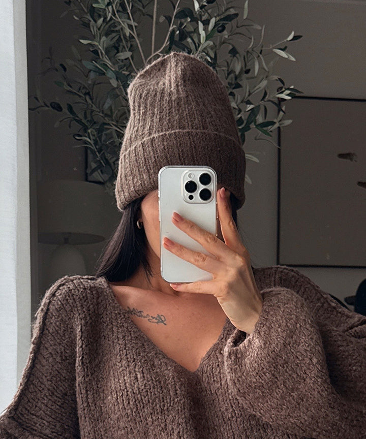 Damen Mütze | Weiche Strickmütze für Herbst &amp; Winter