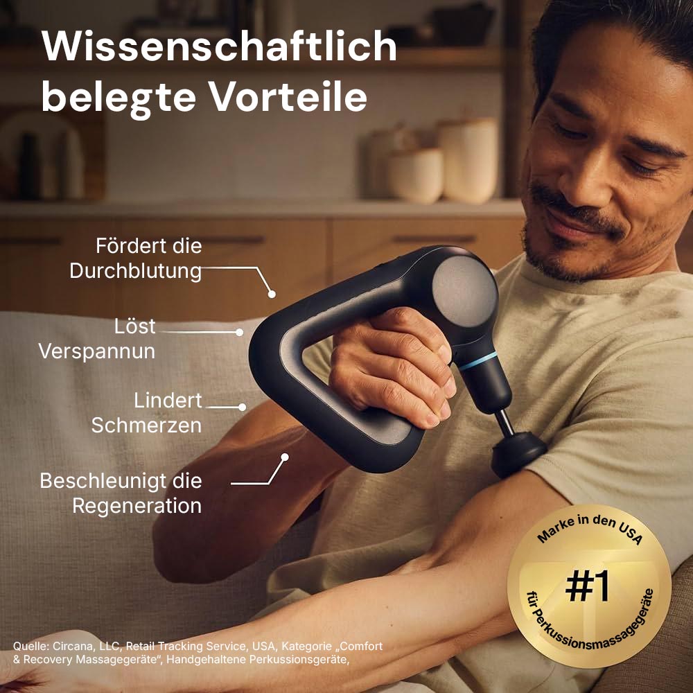 Massagepistole | Muskelmassagegerät für Tiefengewebemassage und Regeneration
