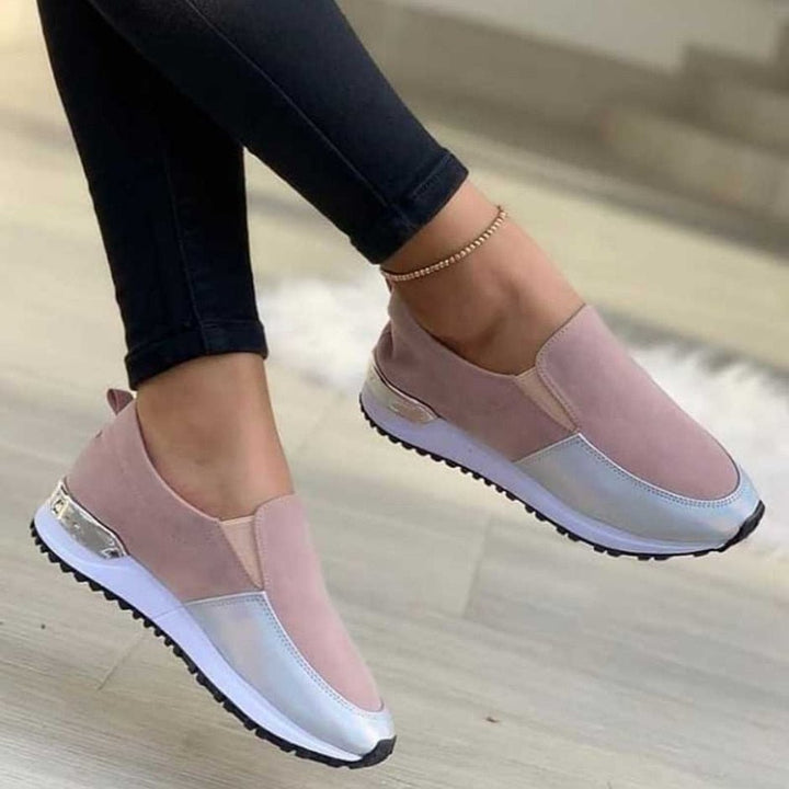 Sneaker da donna leggere e comode | Suola antiscivolo e flessibile per una presa sicura | Ammortizzanti camminando e stando in piedi | Uso quotidiano e ufficio