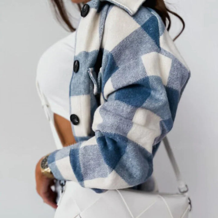 Elise | Stylish &amp; Comfortable Fall Plaid Jacket