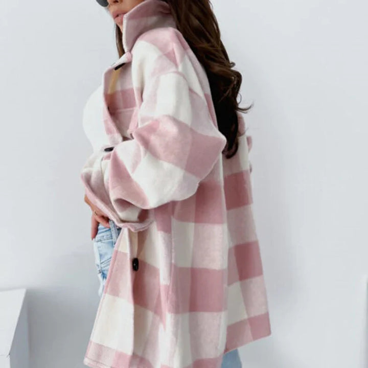 Elise | Stylish &amp; Comfortable Fall Plaid Jacket